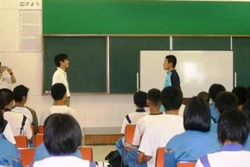 オリエンテーリング」高水付属中学校2年1組 桝尾 美加