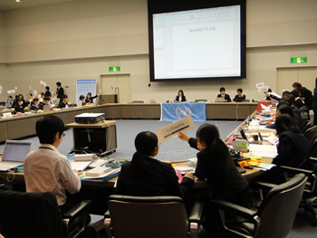全日本高校模擬国連大会(Global Classrooms in Japan 2012)